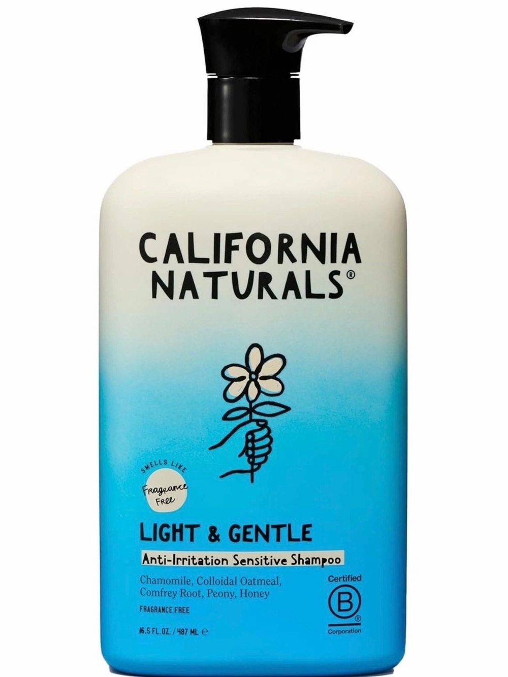 California Naturals Light & Gentle Anti-Irritation Shampoo — 8 oz, NEW